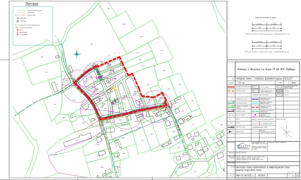 Јавна презентација и јавна анкета за измена и дополнување на Блок 19 од Урбанистички план за село Прдејци, општина Гевгелија, плански период 2025-2035 година