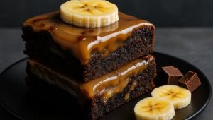 (Рецепт) БРАУНИ СО БАНАНА И КАРАМЕЛ: Вистински сон за љубителите на чоколадо!