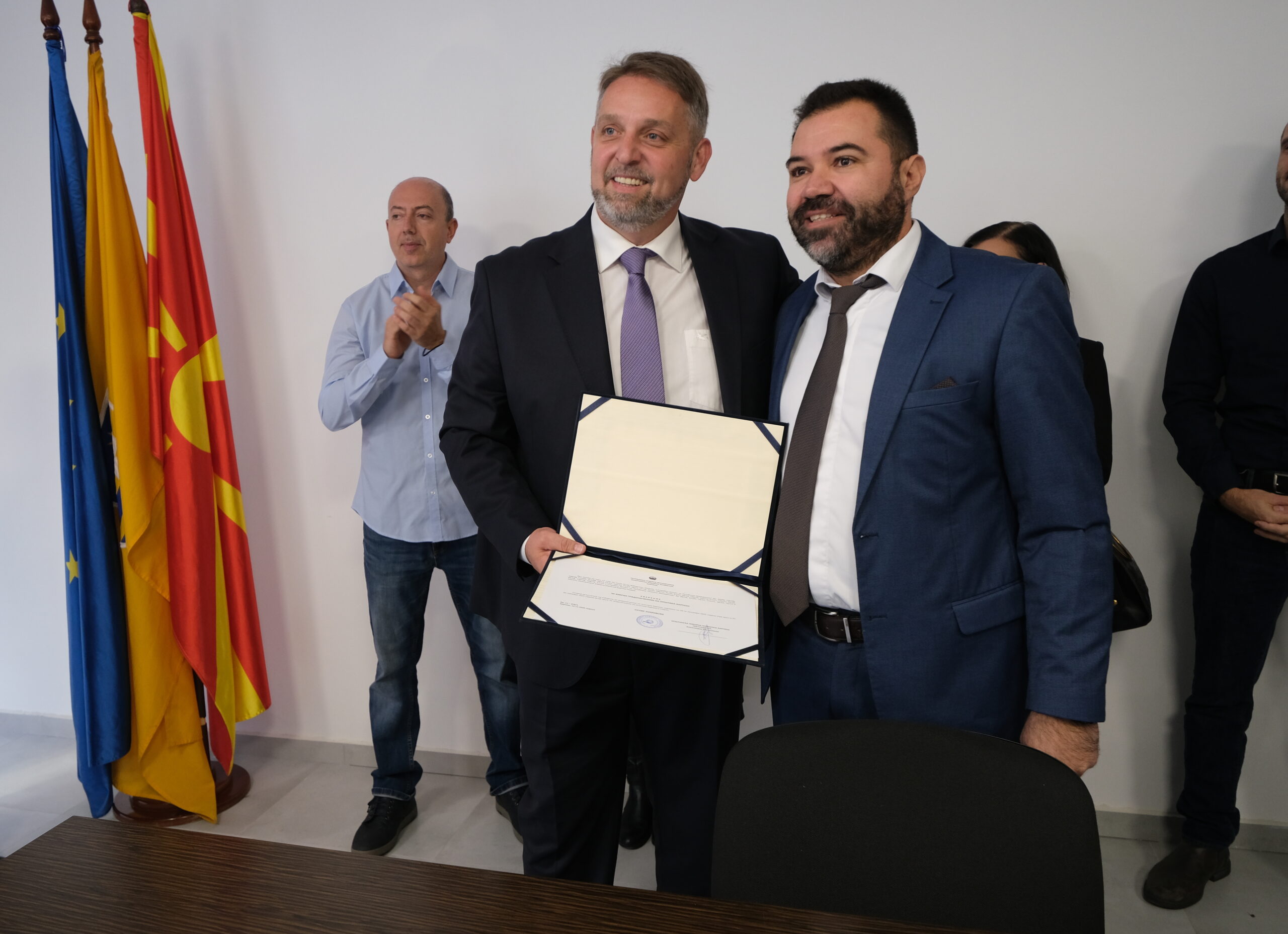 Градоначалникот Лукровски и советниците почнуваат со работа во Општина Карпош