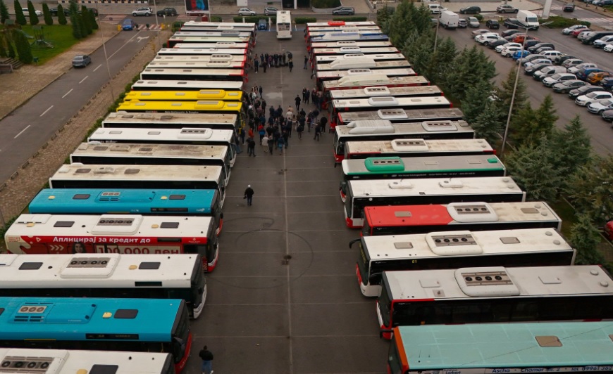 Левица: Наместо нови автобуси во ЈСП, нови автобуси добија приватните превозници