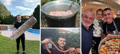 Синот на Лепа Брена пече леб и спрема казан со чварки – Подготовки во луксузниот дом за славење Св. Архангел Михаил