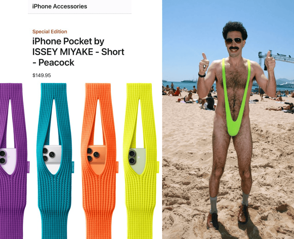 230 ДОЛАРИ „ЗА ИСЕЧЕН ЧОРАП“: Дизајнерската „фенси“ футрола за iPhone на Apple исмејана на интернет