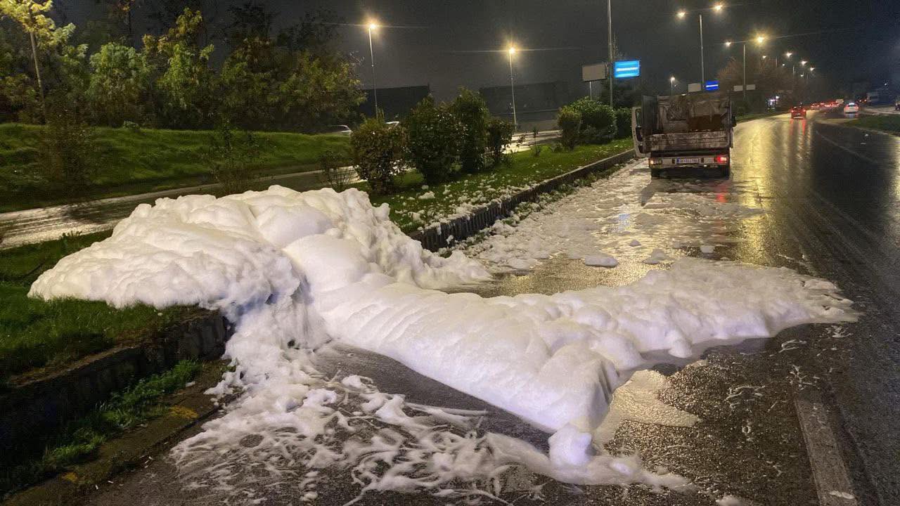 Излеана хемикалија на булевар во Скопје, градоначалникот Ѓорѓиевски тврди дека сторителот е идентификуван