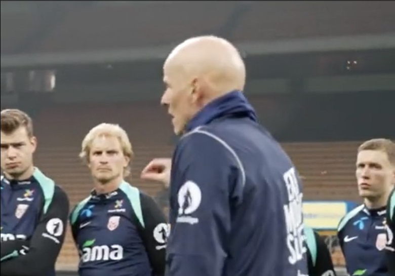 Говорот на селекторот на Норвешка пред мечот со Италија