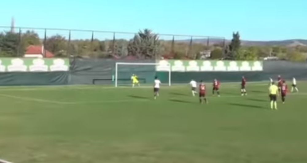 Страшен гол во третата лига, мајсторија од слободен удар на Благојевски од ФК Кадино! (ВИДЕО)