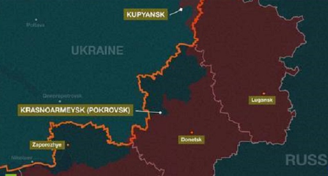 Руските трупи напредуваат во опколениот Купјанск