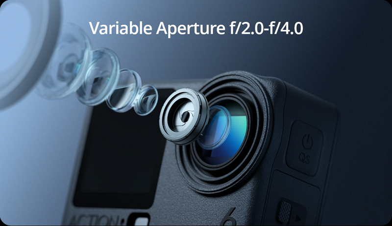 DJI Osmo Action 6 е првата акциска камера со променлив отвор на бленда