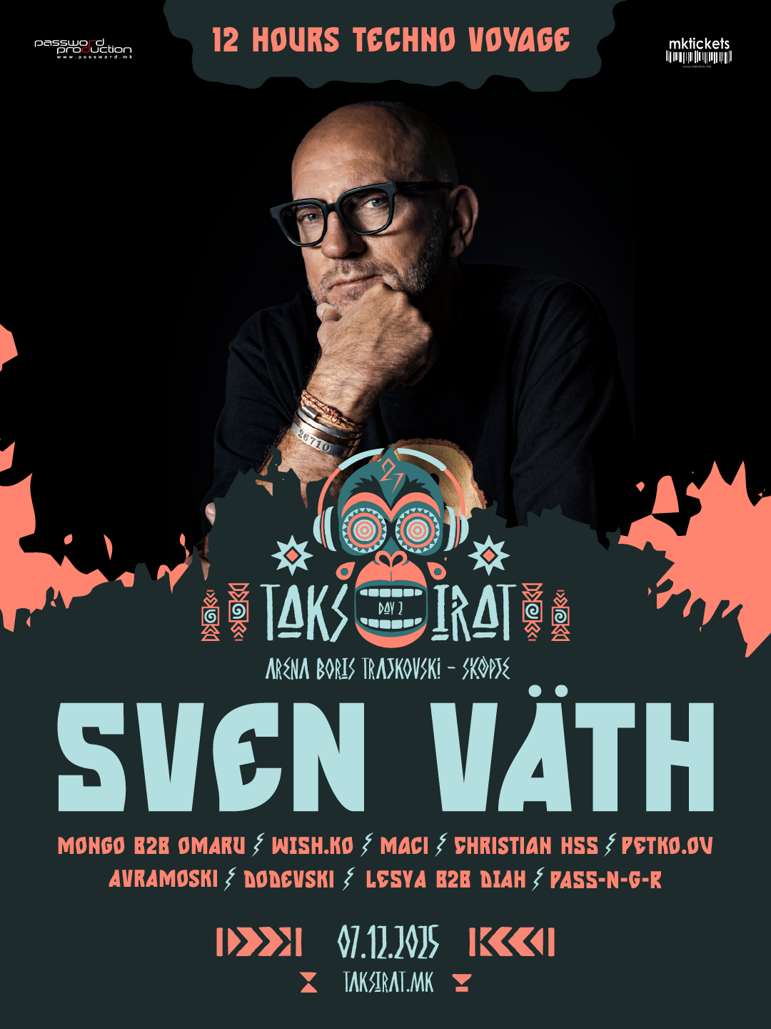 12 часа техно на „Таксират“: Македонски диџеи со Свен Ват на главна бина