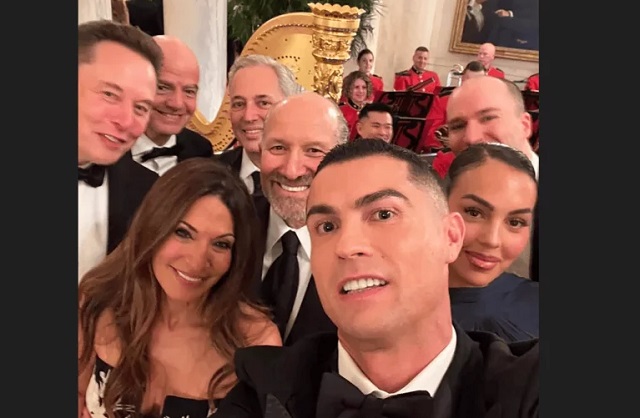 ВИДЕО| Роналдо и Маск на вечерата на Трамп со саудискиот принц