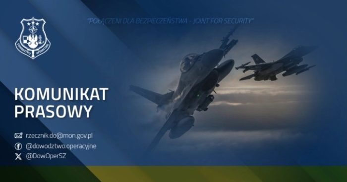 ЗАТВОРЕНИ АЕРОДРОМИ ВО ПОЛСКА: Полската армија повторно активира воени авиони поради руските напади во Украина