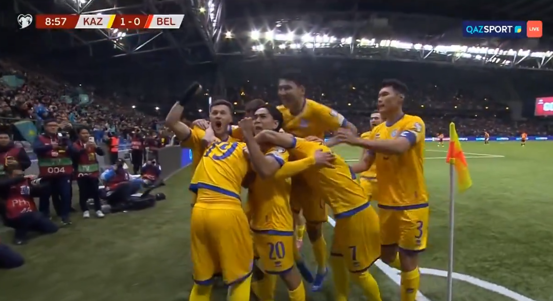 Дали е ова најава за чудо? Казахстан поведе против Белгија (ВИДЕО)