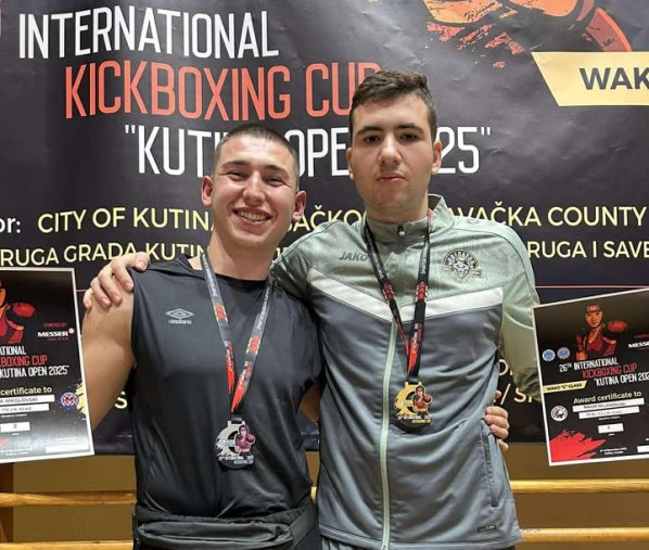 Пет медали за Предатор на Меѓународниот кик бокс куп „Кутина опен“