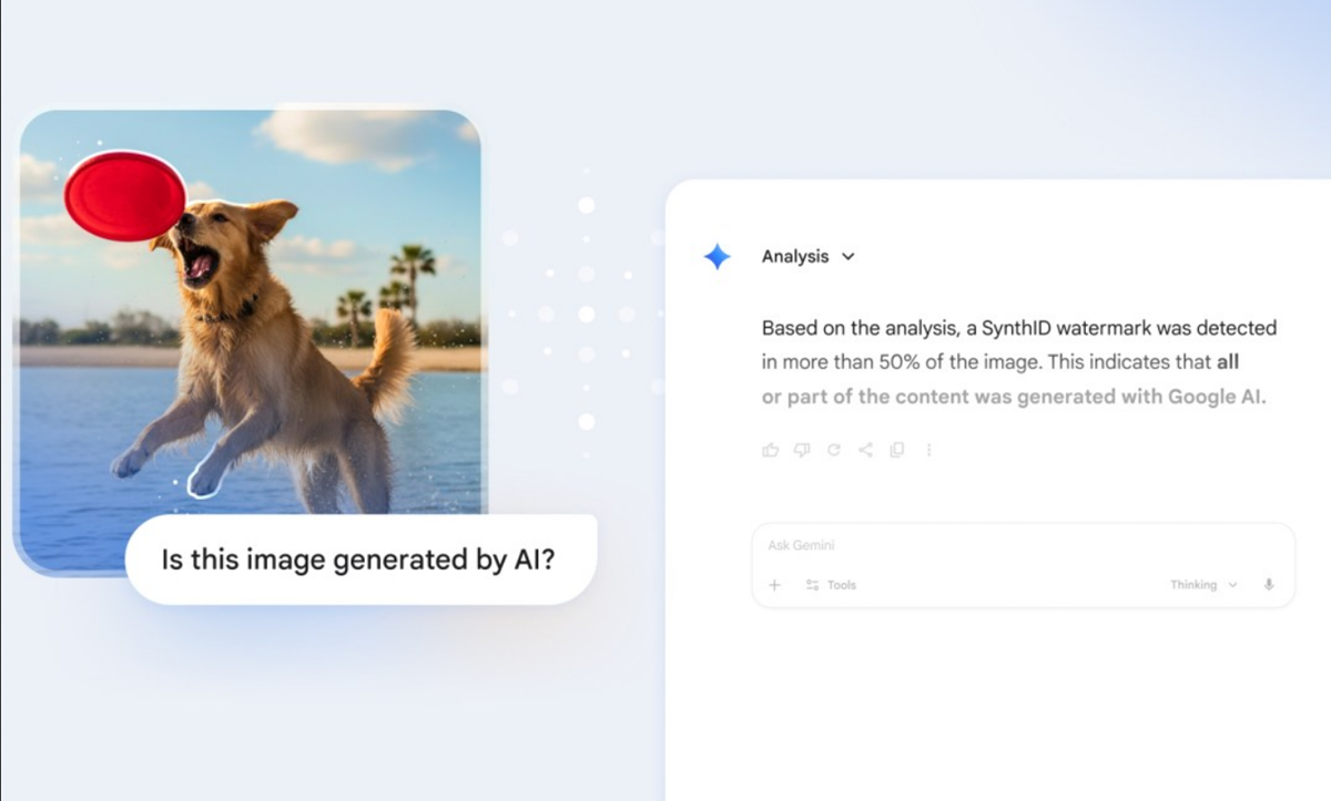 Gemini сега ги препознава фотографиите што ги генерирал