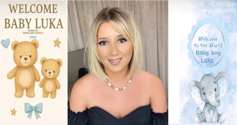 По повеќе од 20 години заедно со својот партнер, македонската ТВ водителка доби принова: Александра Јовановска- Сандрувка го доби синчето Лука