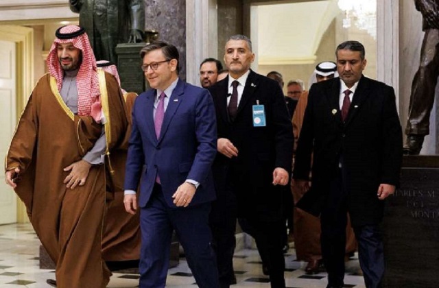Саудискиот престолонаследник потопло пречекан во американскиот Конгрес