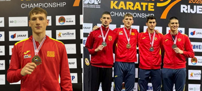 Данило Божовиќ од „Макпетрол“ е балкански карате-шампион