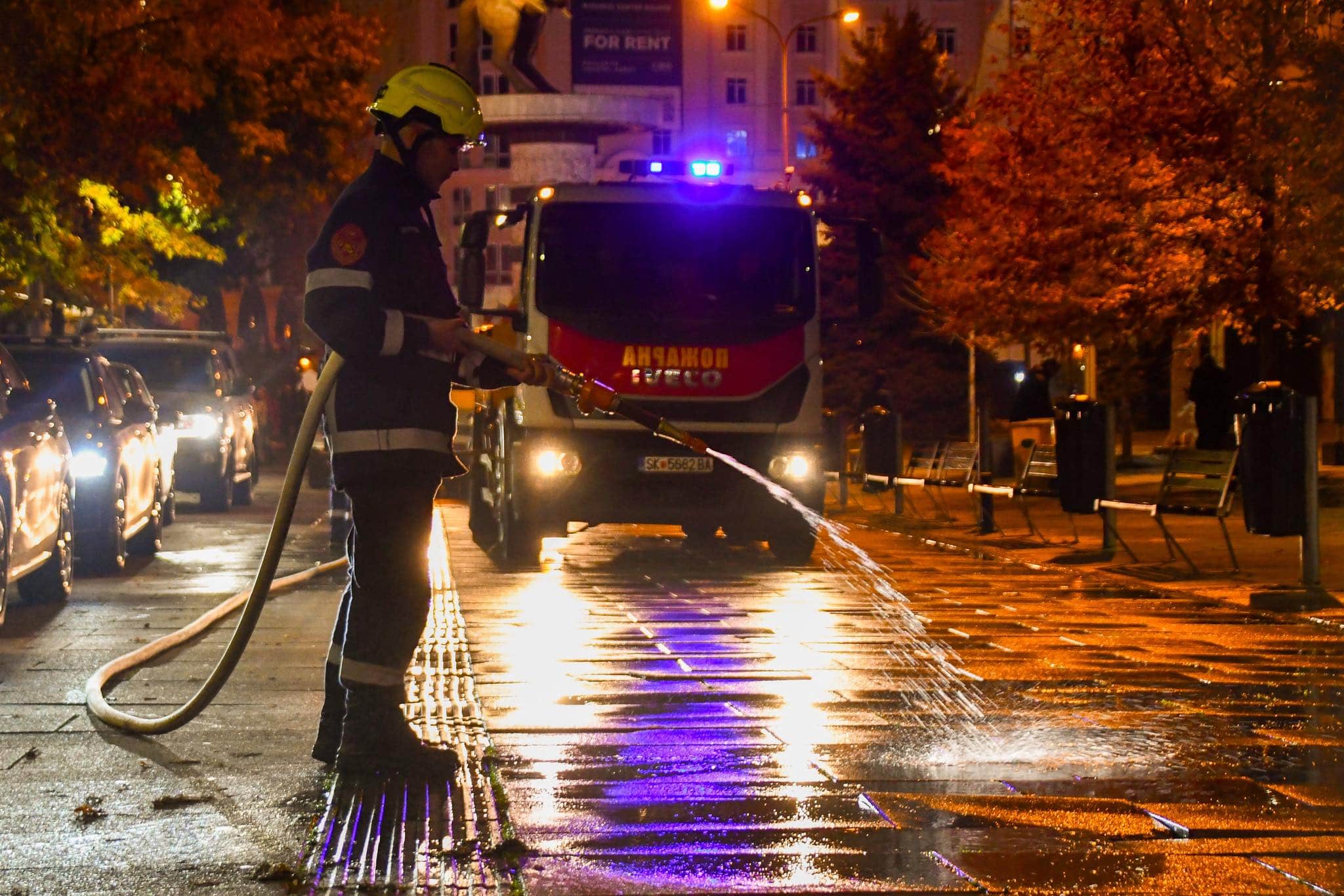 Скопје виде метла и вода – Почна акцијата за чистење на главниот град