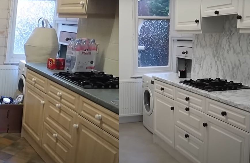 Мислите дека е невозможно да се преуреди кујна за 120 евра? Погледнете го овој пример и добијте инспирација (ВИДЕО)