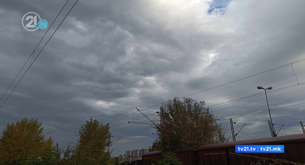 Претежно облачно со повремени врнежи од дожд