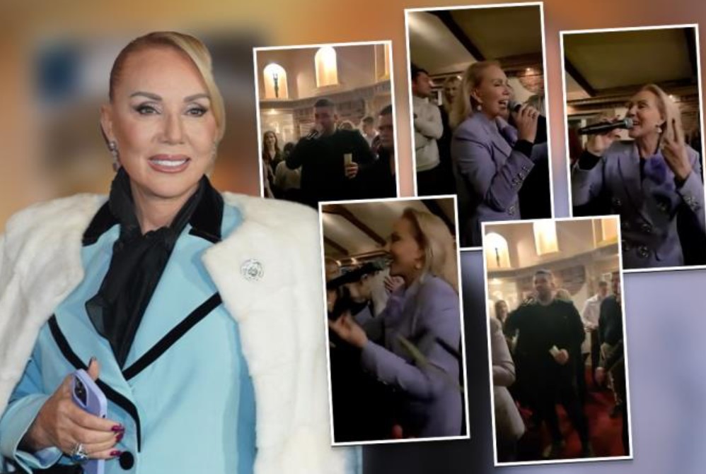 Откако и се погодија сармите Брена запеа на славата