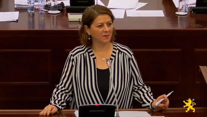 ПЕТКОСКА: Зборуваме за буџет што предвидува раст од 3,8%, односно планиран е раст со мерка додека претходната влада трошеше без мерка