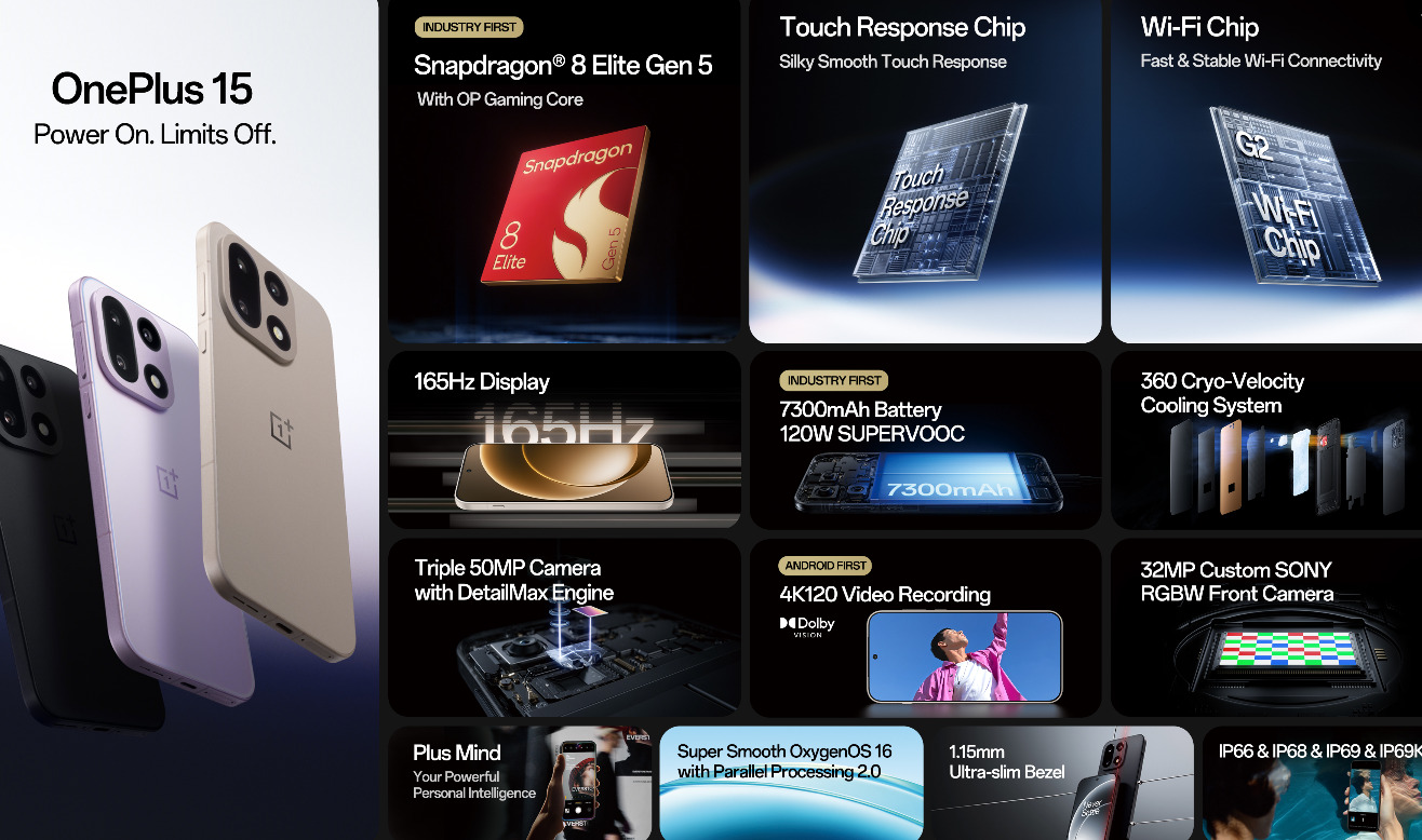 ВИДЕО: OnePlus 15 сега е достапен глобално, а ова се цените