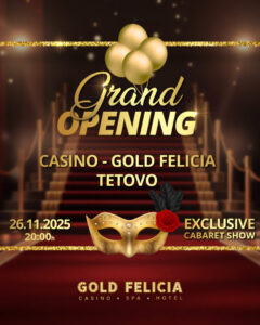 „Играта почнува тука: Casino Gold Felicia го презема Тетово“