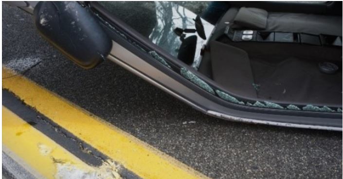 Се истумбал „мерцедес“ кај Мавровска раскрсница