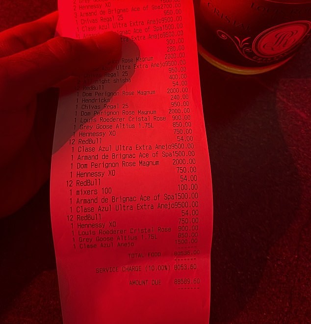 Сметка за паметење во Манчестер: Поранешен спортист потроши речиси 100.000 евра, со бакшиш од 9000 евра