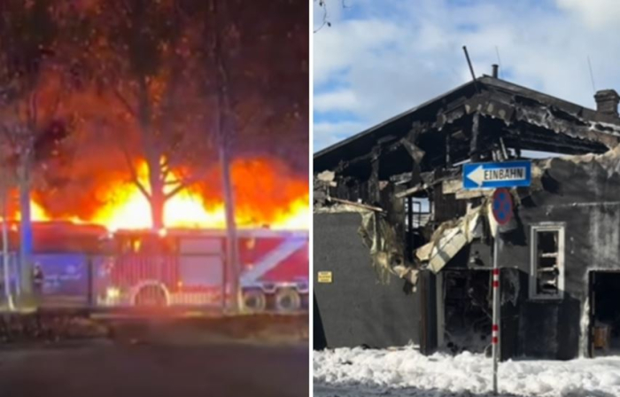 Изгоре балканската дискотека „Вилиџ“ во Виена – нема повредени | ВИДЕО