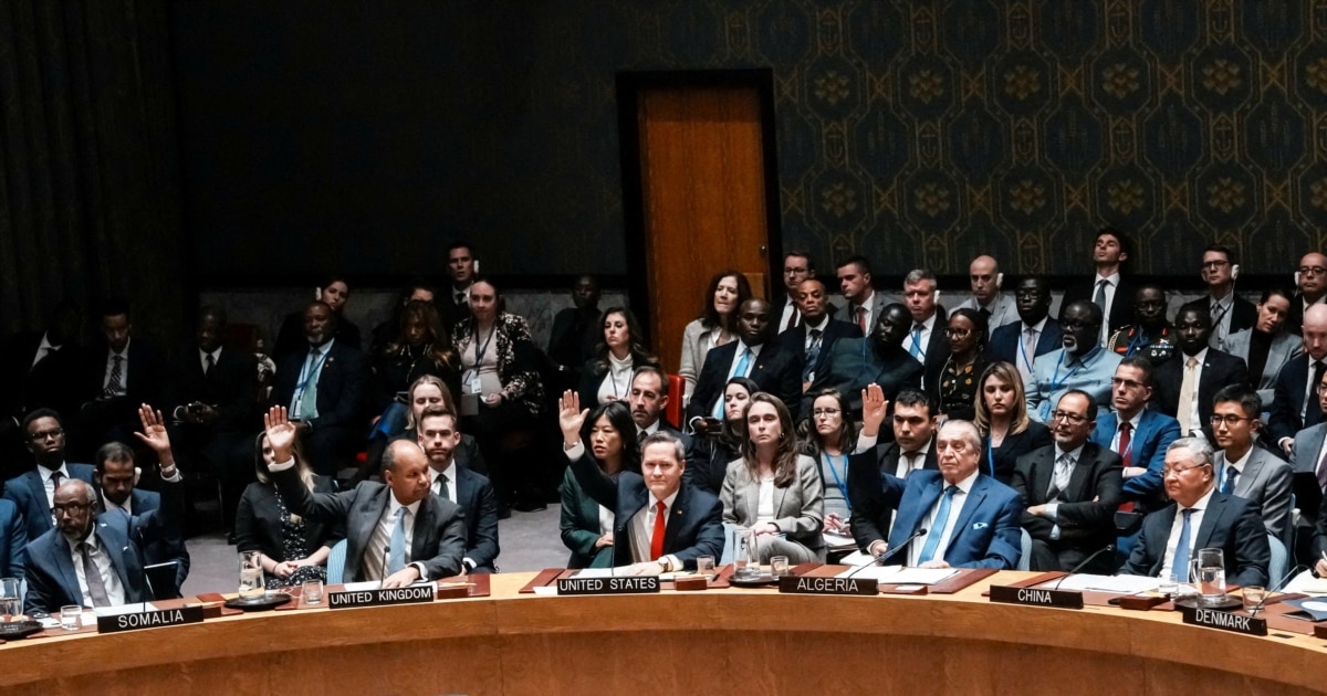 Советот за безбедност на ОН усвои резолуција за планот на Трамп за Газа