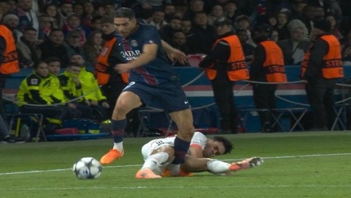 УЕФА жестоко го казни Диаз за крвничкиот старт врз Хакими