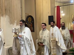 Пимен, Георгиј и архимандритот Гаврил служеа во Пјаченца, Италија