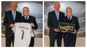 Реал Мадрид не ги заборава своите легенди: Македонската одбојкарска икона Владимир Богоевски на средба со Флорентино Перез