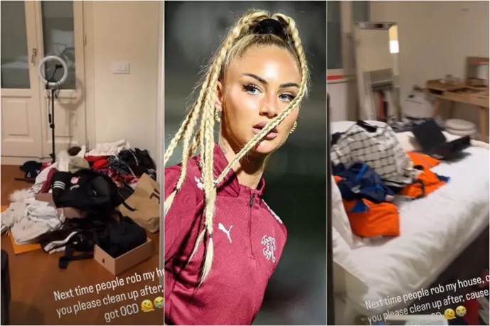 Крадци влегоа во домот на најатрактивната фудбалерка во светот: Барем следен пат да исчистите! (ФОТО)