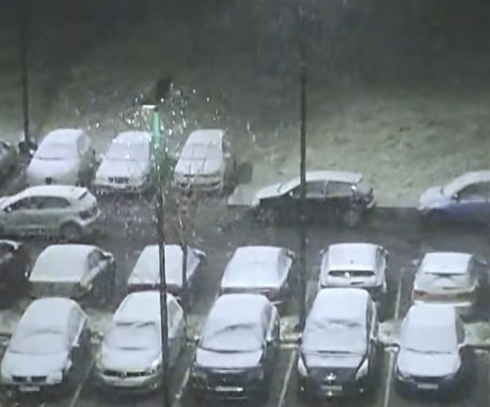 (ВИДЕО) Снег во Сараево