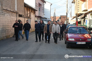 Реконструција на главниот пат во Горна Бањица, Лимани во посета на селото