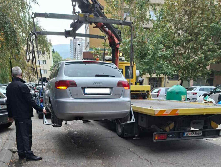Санкционирани   непрописно паркирани возила на територијата на општина Центар