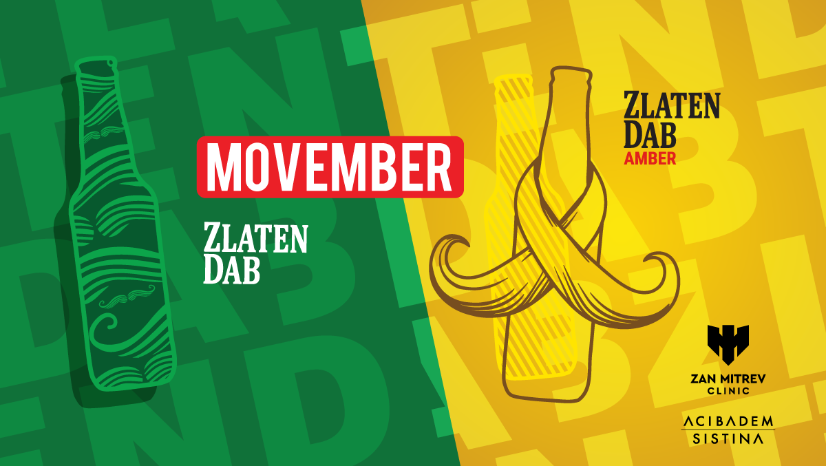 Започна кампањата Movember на Златен Даб под мотото „На здравје, за машкото здравје!“