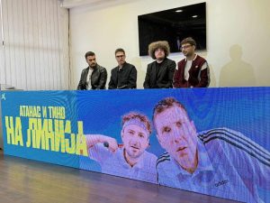 (ФОТО) Атанас и Тино на блиска средба со новинарите: „Енергијата што ја добиваме од публиката не исполнува и мотивира“