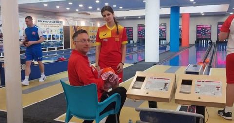 Стефанија Алексовска е деветта во Европа во куглање за јуниори