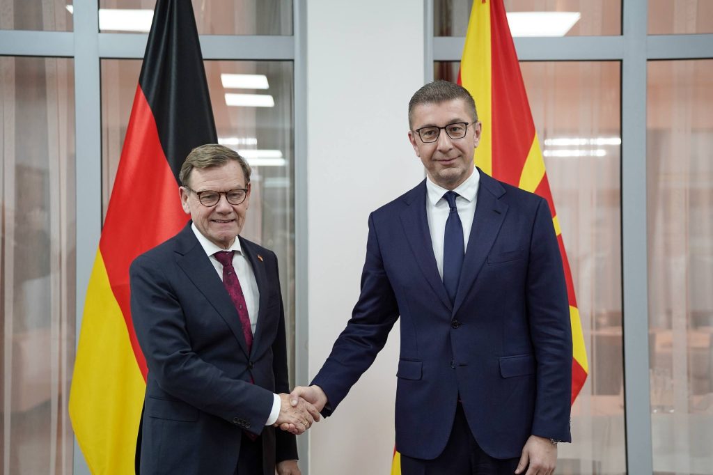 Мицкоски и Муцунски на средби со Вадефул: Потврда за силната германска поддршка на евроинтегративниот процес на нашата земја