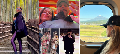 Каролина и сопругот Михаил прегрнати и заљубени во Јапонија – Од модерното Токио дојдоа во традиционалното Кјото