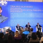 Гувернерот Славески на конференција во Тирана: Водиме претпазлива монетарна политика и подготвени сме да им одговориме на сите потенцијални ризици