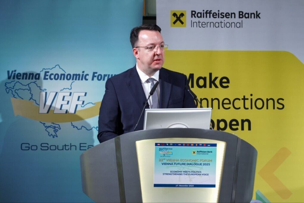 Николоски од Виенскиот економски форум: Македонија ги започнува стратешките проекти на транспортните Коридори 8 и 10