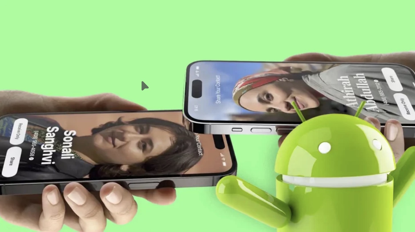Android може да добие споделување контакти со допир на телефоните, слично на iPhone