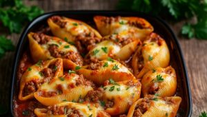 ПОЛНЕТИ ШКОЛКИ ОД ТЕСТЕНИНИ СО МЕСО И СИРЕЊЕ: Италијански класик на чинија