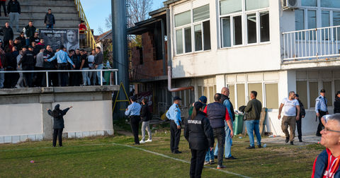 Лишен од слобода навивачот на Победа кој направи скандал, го чека соодветна пријава