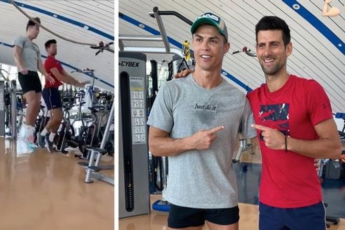 Дури и големиот Роналдо се поклони пред Новак Ѓоковиќ (ВИДЕО)