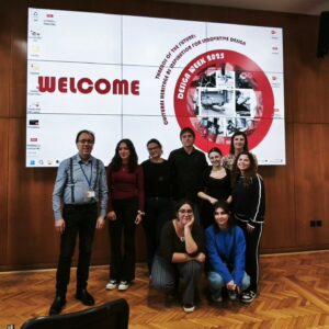 Студенти од Факултетот за ликовни уметности и Машинскиот факултет при УКИМ учесници на зимската школа „Недела на дизајнот 2025“ во Марибор